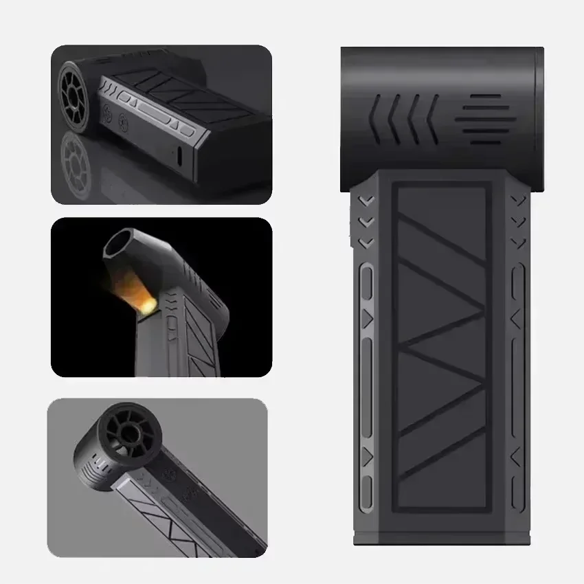 Mini Air Blower 130000 RPM Handheld Electric Turbo Jet Fan Brushless Motor Violent Blower Wind Speed 52m/s Industrial Duct Fan