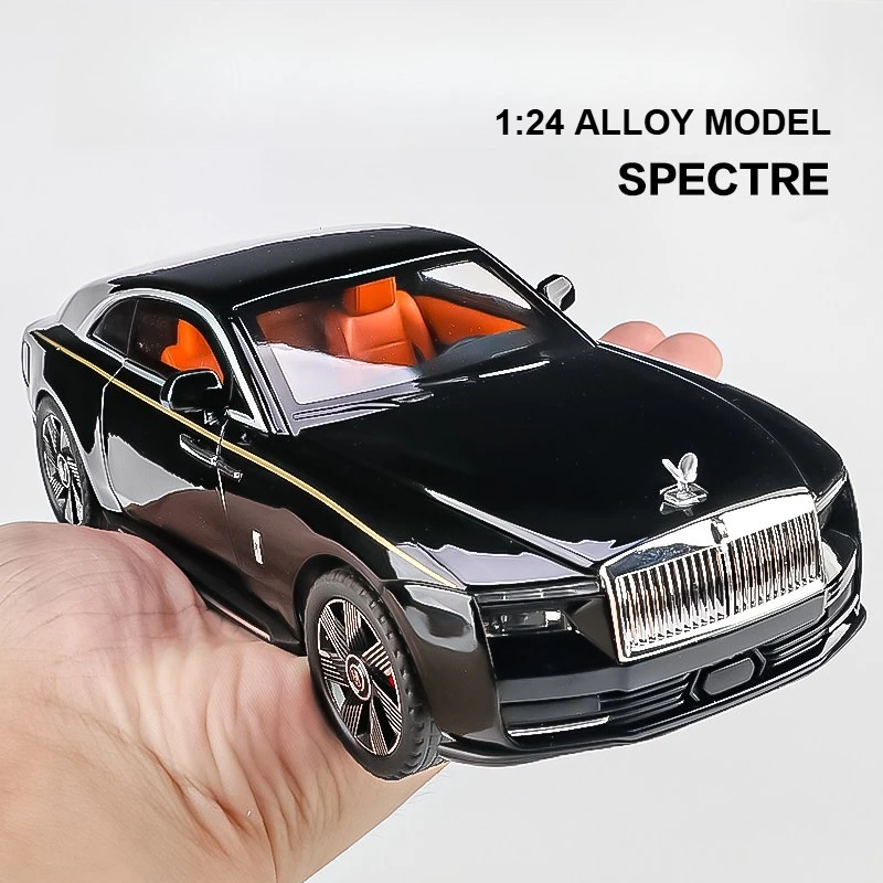

1:24 Spectre New Energy Vehicle Alloy Model Diecast Metal Casting Sound and Light Car Toy For Children car