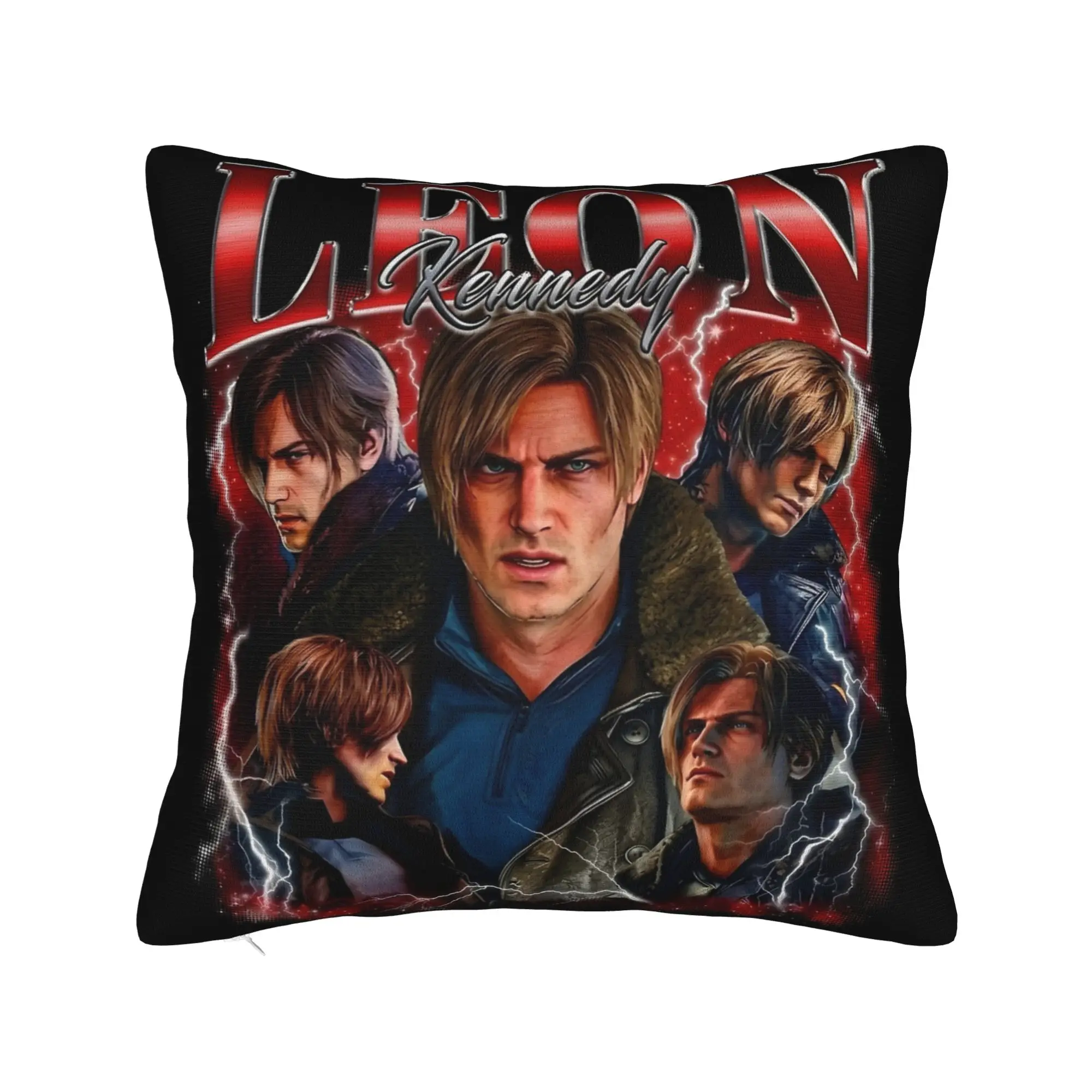 Leon S. Kennedy Bootleg Pillowcase Printed Fabric Cushion Cover Gift  Pillow Case Cover Home Drop Shipping 40X40cm