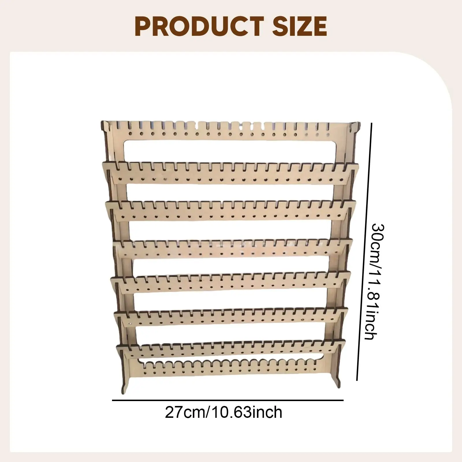 منظم القرط منظم المجوهرات حامل عرض القرط الخشبي متعدد الاستخدامات لـ