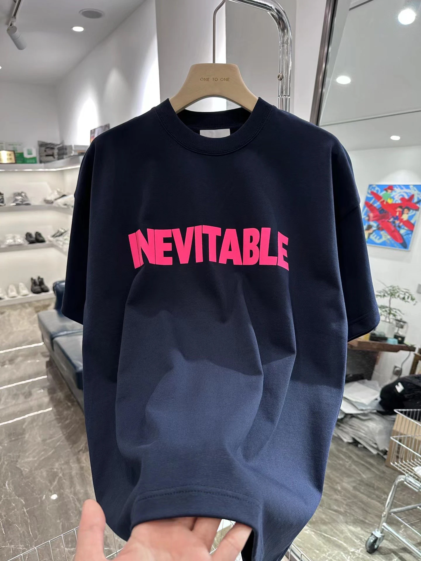 

Loose Fit Cotton ort Sve T-irt ex Summer Casual Wear Comfortable Breathable Print Design round Ne Top for Youth