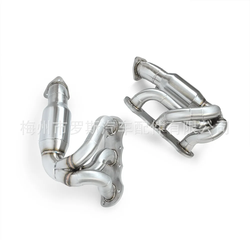 مناسبة لبورشه بوكستر/كايمان 987.2 2008-2012 مشعب العادم المحفز