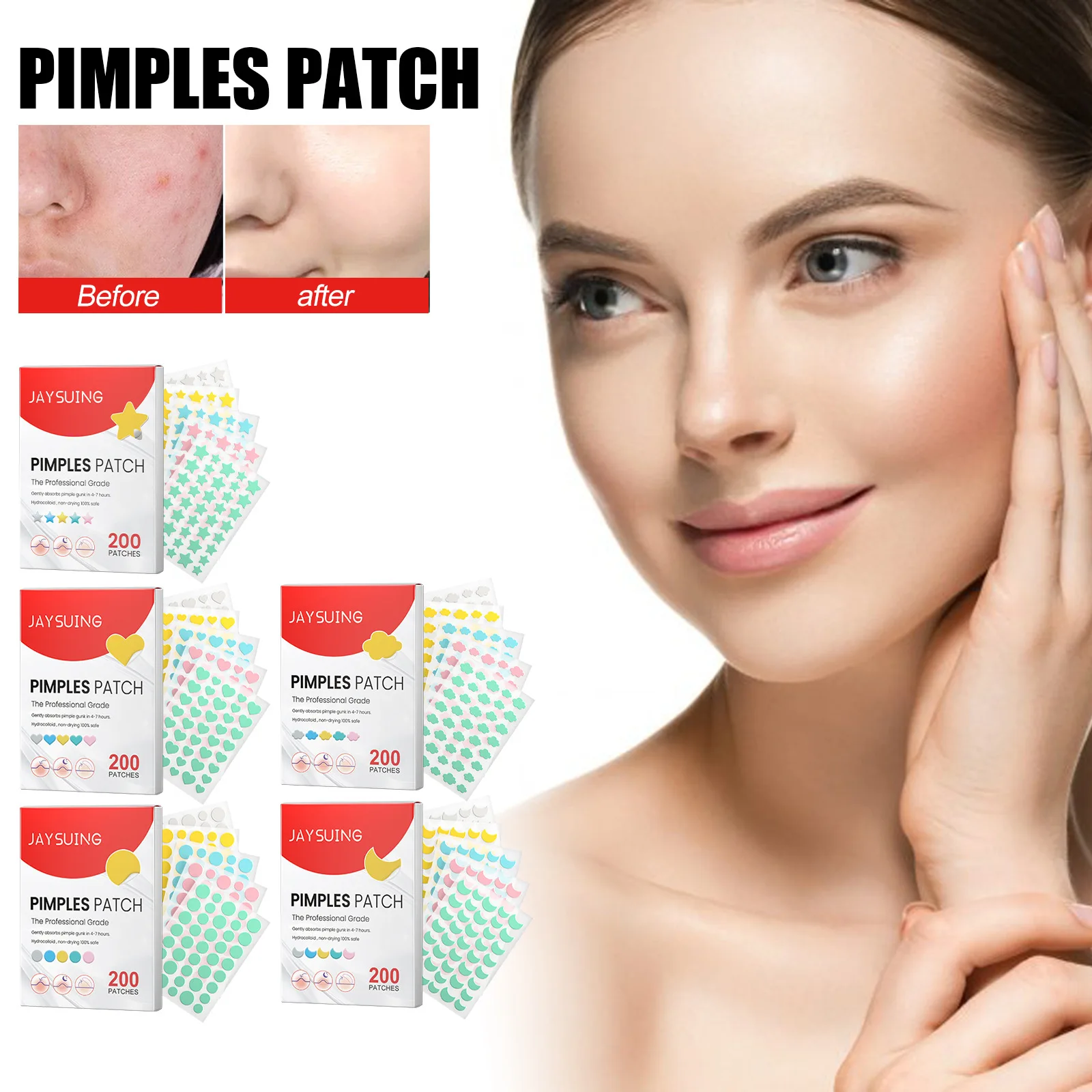 Acne Patch Series Repair, Clean, Close The Mouth and Gently Reduce Acne Balance Skin Acne Patch