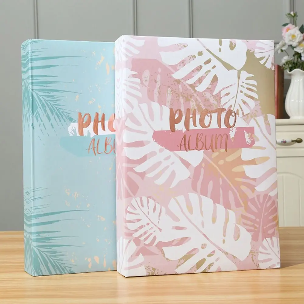 

Memo Area Creative Photo Album Case 4x6 Colorful Insert Photo Album 100 Pages Large Capacity Photo Storage Album Photo Storage