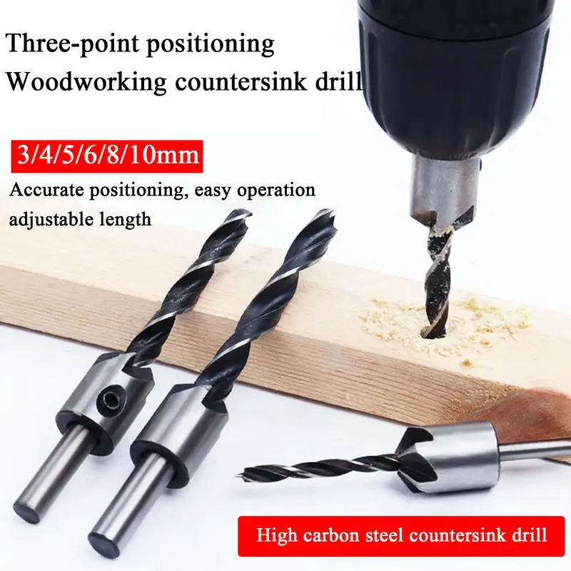 26pcs/kit Counter Sink Drill Bit Wood Countersink Drill Bit Woodworking Gadgets Wood Countersink Drill Bit Countersink Drill Bit