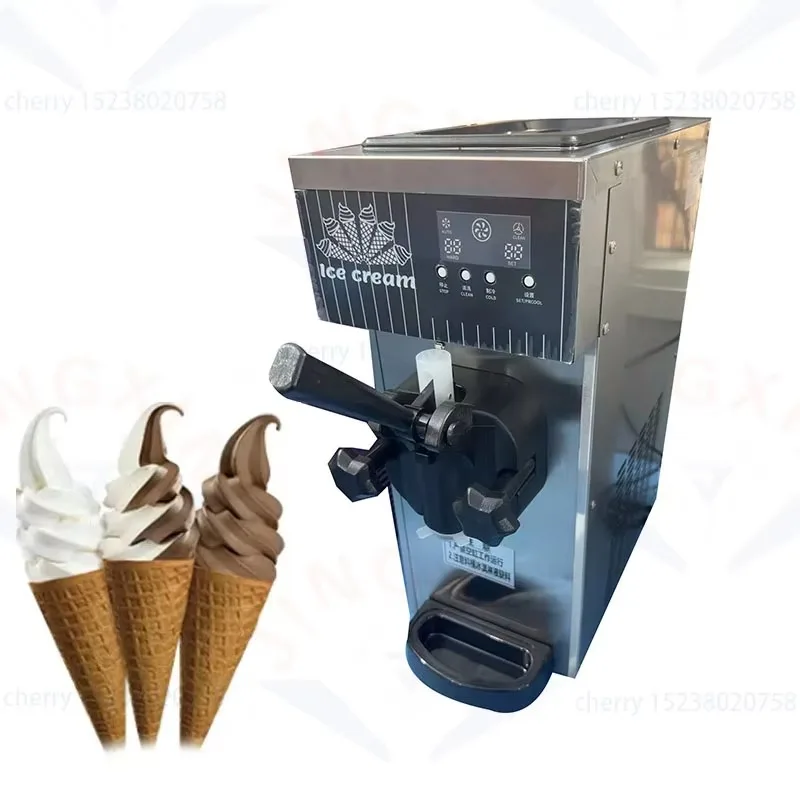 Mini Ice Creme Machine Roll Maker Soft Serve Cream Snow Making Machines Commercial Vending Filling
