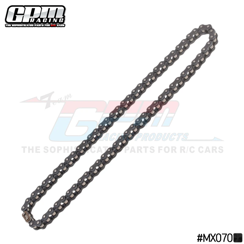 

GPM Manganese Steel Chain 70 Roller For LOSI 1/4 Promoto MX Motorcycle LOS262000