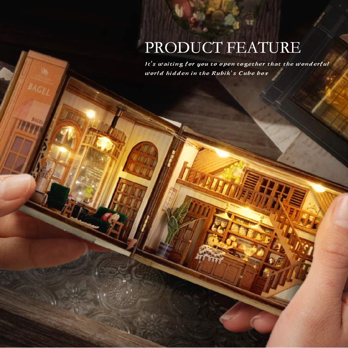 Mini Doll House DIY 3D Puzzle Assembly Building Model Toys Home Bedroom Decoration With Furniture Wooden Craft For Adults Gifts