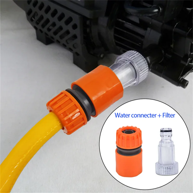 3/4 Inch Inner Thread Transparent Pressure High Washer Water Filter Water Filter High-Temperature Resistant Hose Pipe Fitting ﻿