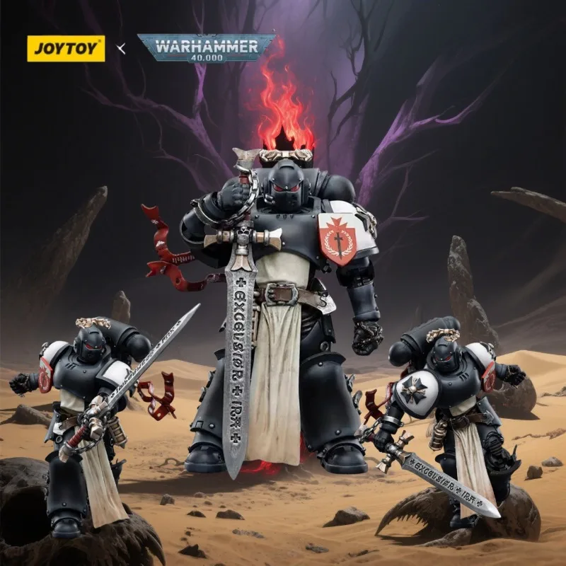 【En Stock】 JOYTOY 1/18 figurine noir templiers le Champion des empereurs Rolantus réédition Version Anime modèle militaire