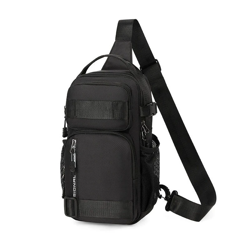 New breast bag men's business sports Korean version shoulder bag large capacity, couple backpack, messenger bag
