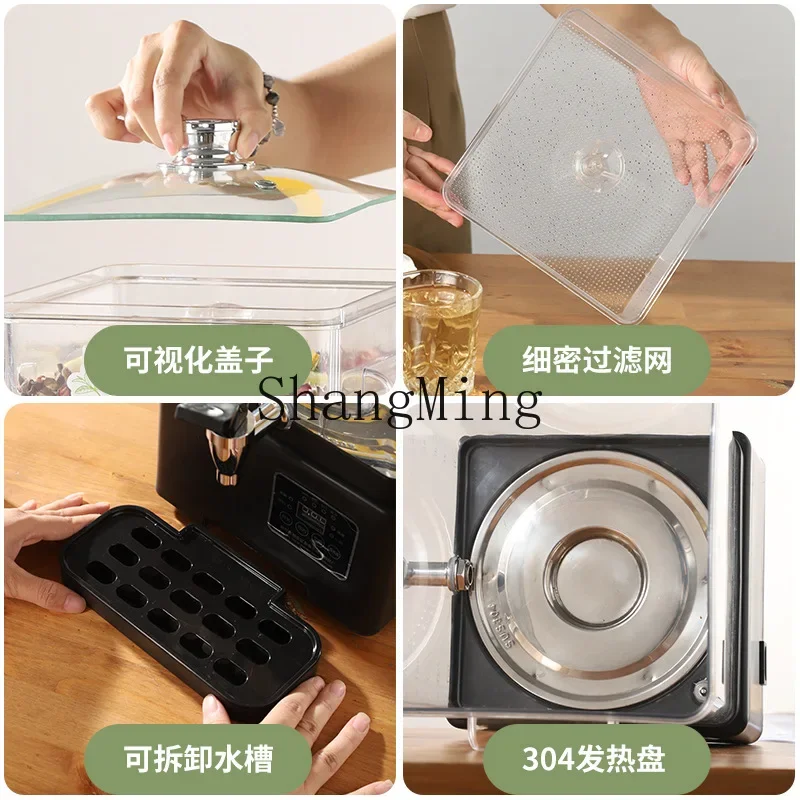 CLL food grade intelligent electric tea brewing bucket tea brewer large capacity steaming bucket boiling water bucket automatic