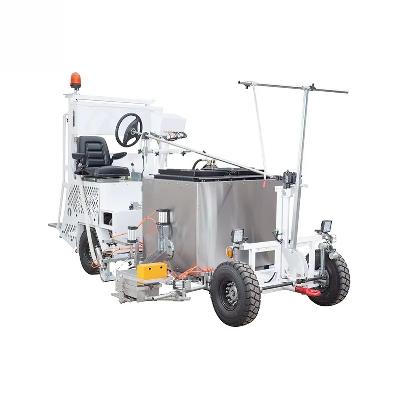 Hand Push Thermoplastic Hot Melt Road Marking Machine Hot Melt Paint Striper For Industrial Park Traffic Marking Work