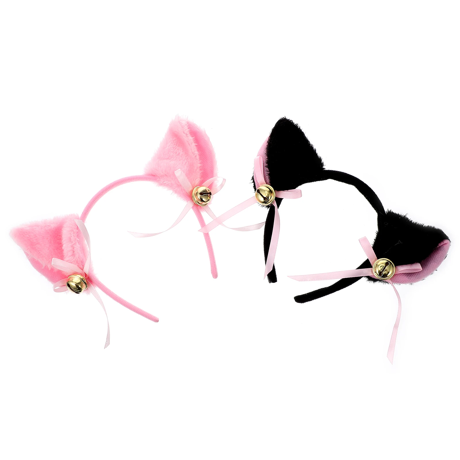

Cat Ear Headbands Fabric Lightweight Bell Hoop Adorable Kids Hair Headdress Party Halloween Costume Carnival Performance Gifts