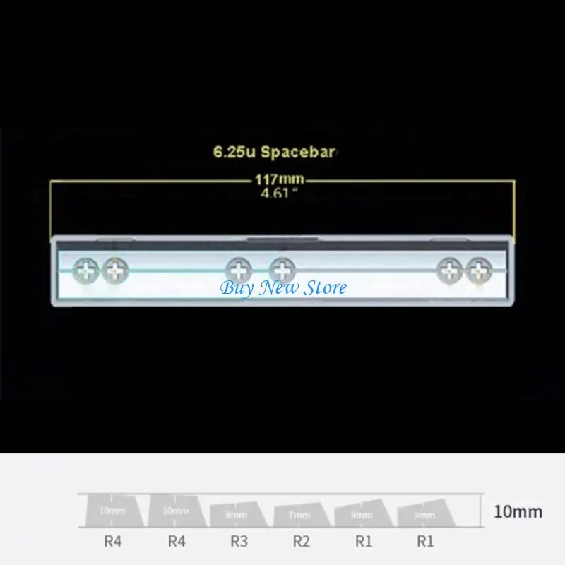 20CE 183Key Keycap Set يتميز ببرنامج Heat Sublimated Moon للوحة المفاتيح الميكانيكية #6