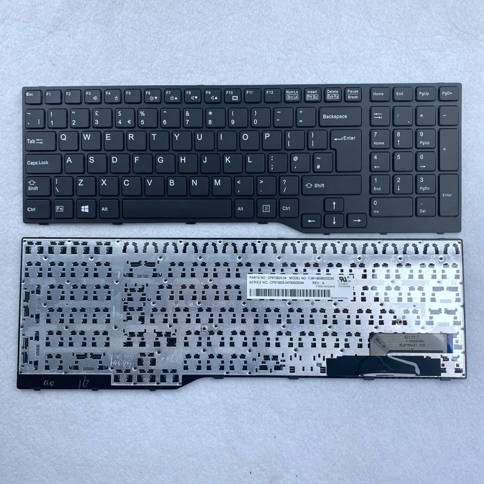 UK Laptop Keyboard For Fujistu CELSIUS H730 H760 H770 Series UK Layout