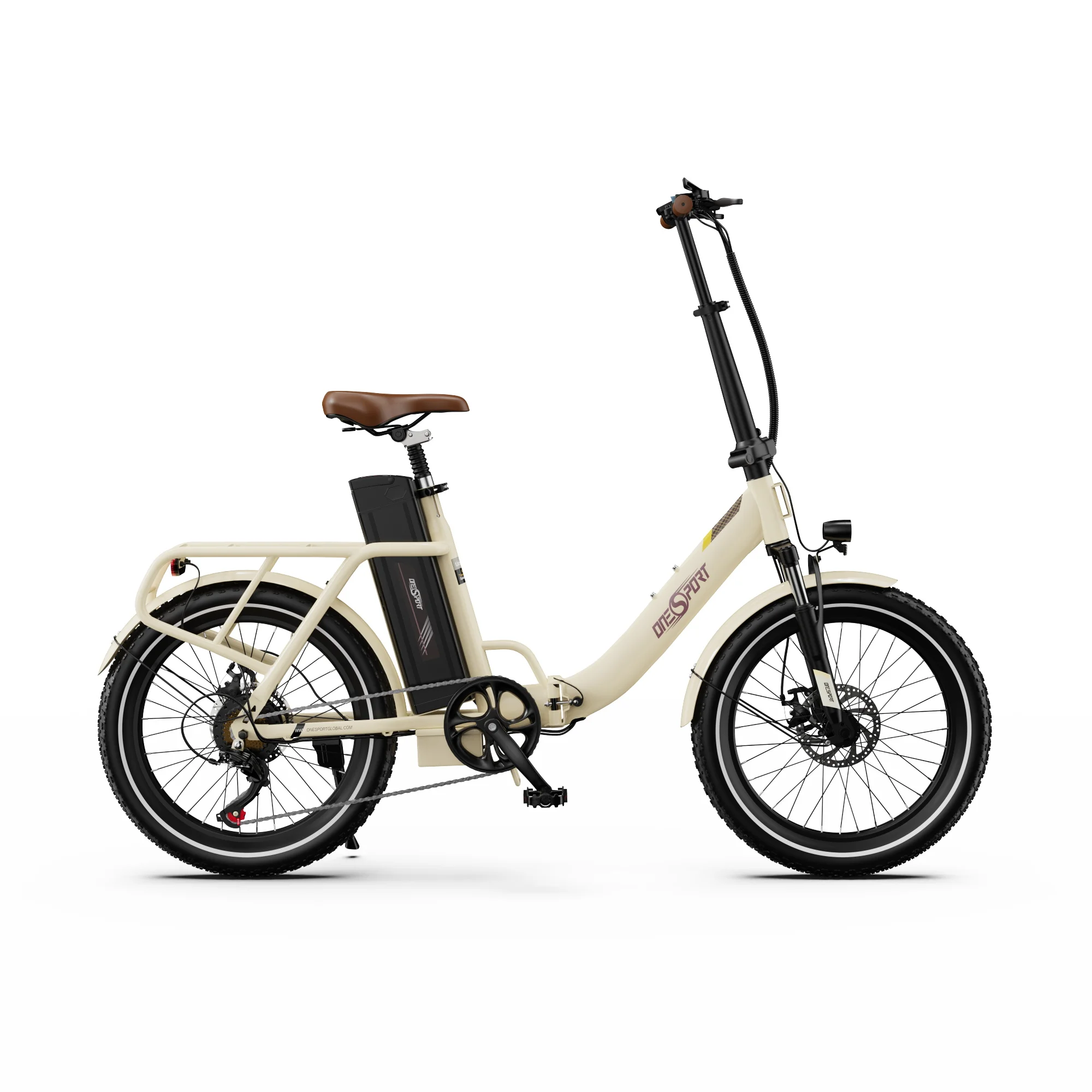Onesport OT16-2 EU Standaard Elektrische Stadsfiets 48V17Ah Lithium Batterij 250W 20 Inch Opvouwbare E-bike 7S Schakel E-bike Damesfiets - afbeelding 2