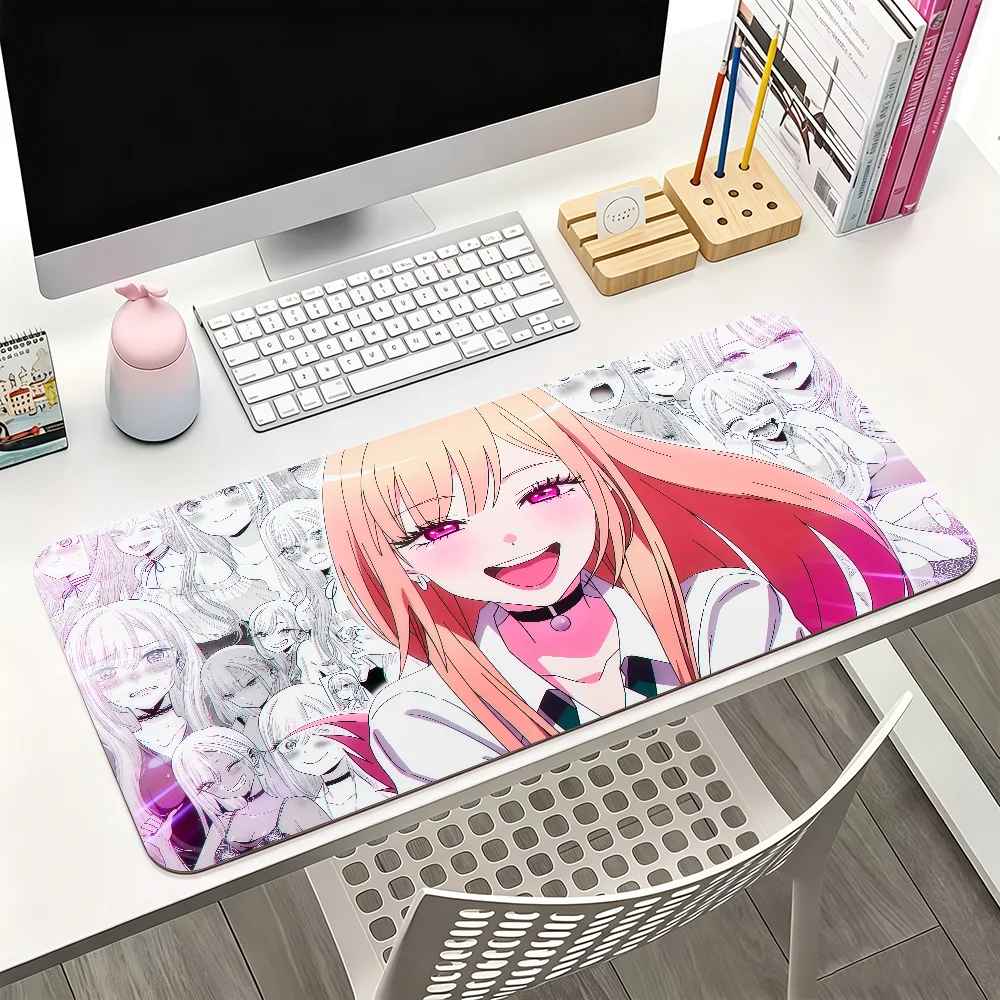 Marin Kitagawa Anime-Mauspad für Büro, Gaming und Tastaturen, rutschfest, groß, wasserdicht