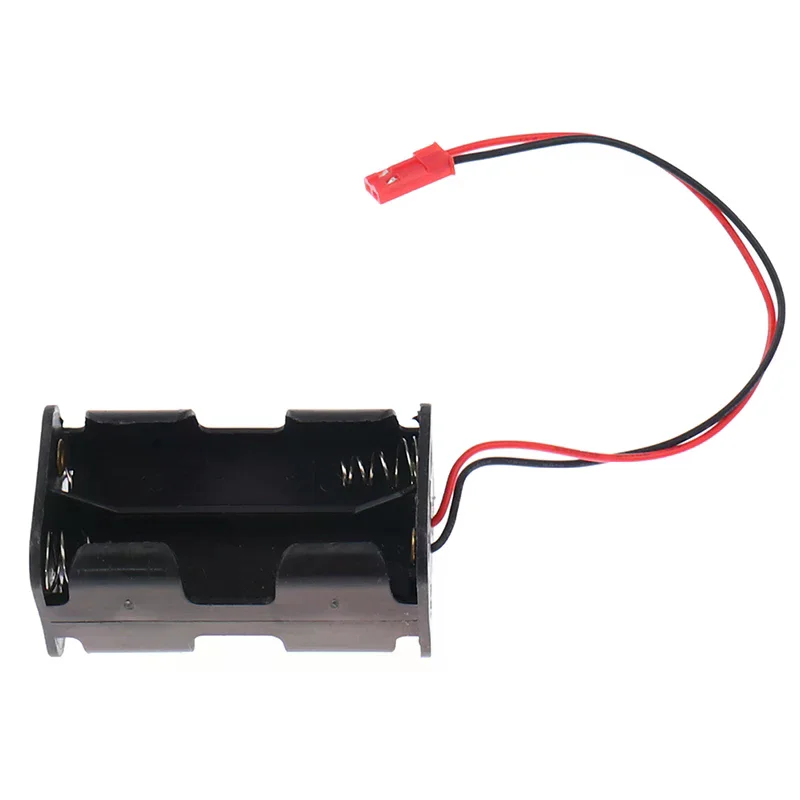

Rc 4 X Aa Battery Holder with Futaba Plug for Receiver Cars Planes Boats Durable - For Toy Battery Connection