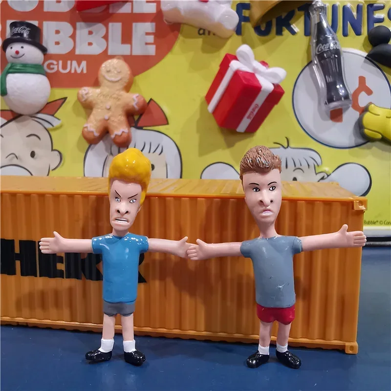 Beavis and Butt-head Figure Model Iron Wire Doll Ornaments Accessories Children Collection Present