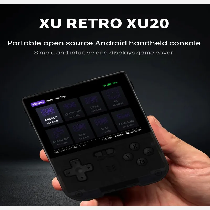 XU20 V32 Retro Handheld Game Console R36S Upgraded Version Android Device Christmas Gift