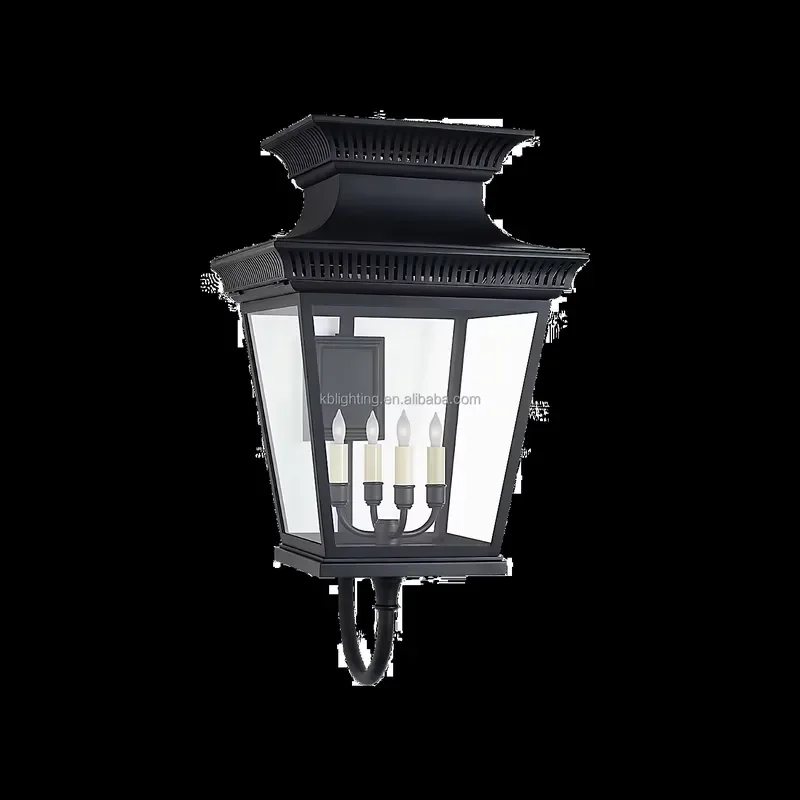 Vintage Large Rustic Outdoor Wall Lights Home Villa Exterior Garden Terrace Lantern Waterproof Outdoor Wall Sconces