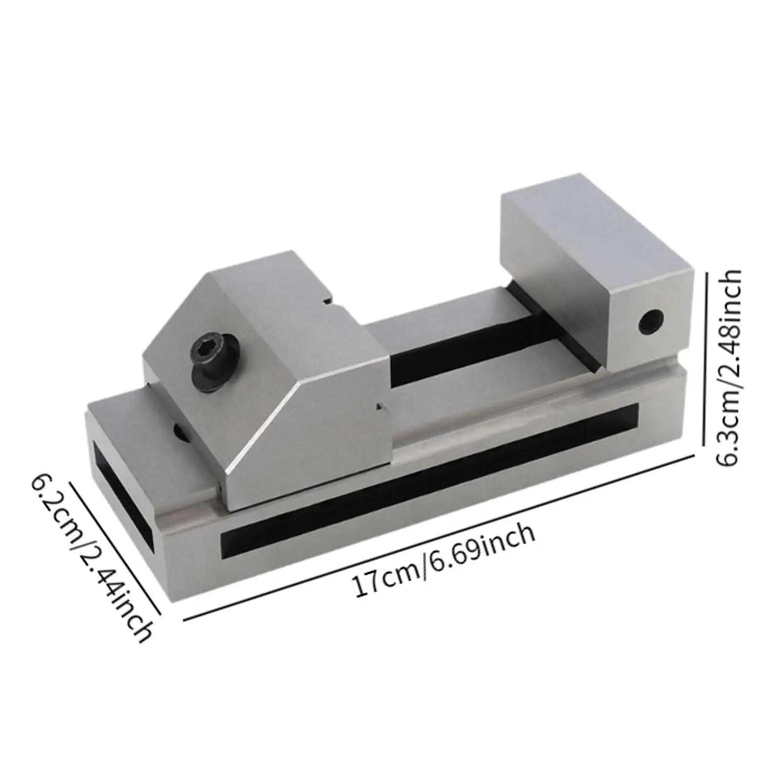 Precision Milling Vice Steel Bench Table Vise for Surface Grinding Wood Carving Edm Machine CNC Engraving Machine Working Table