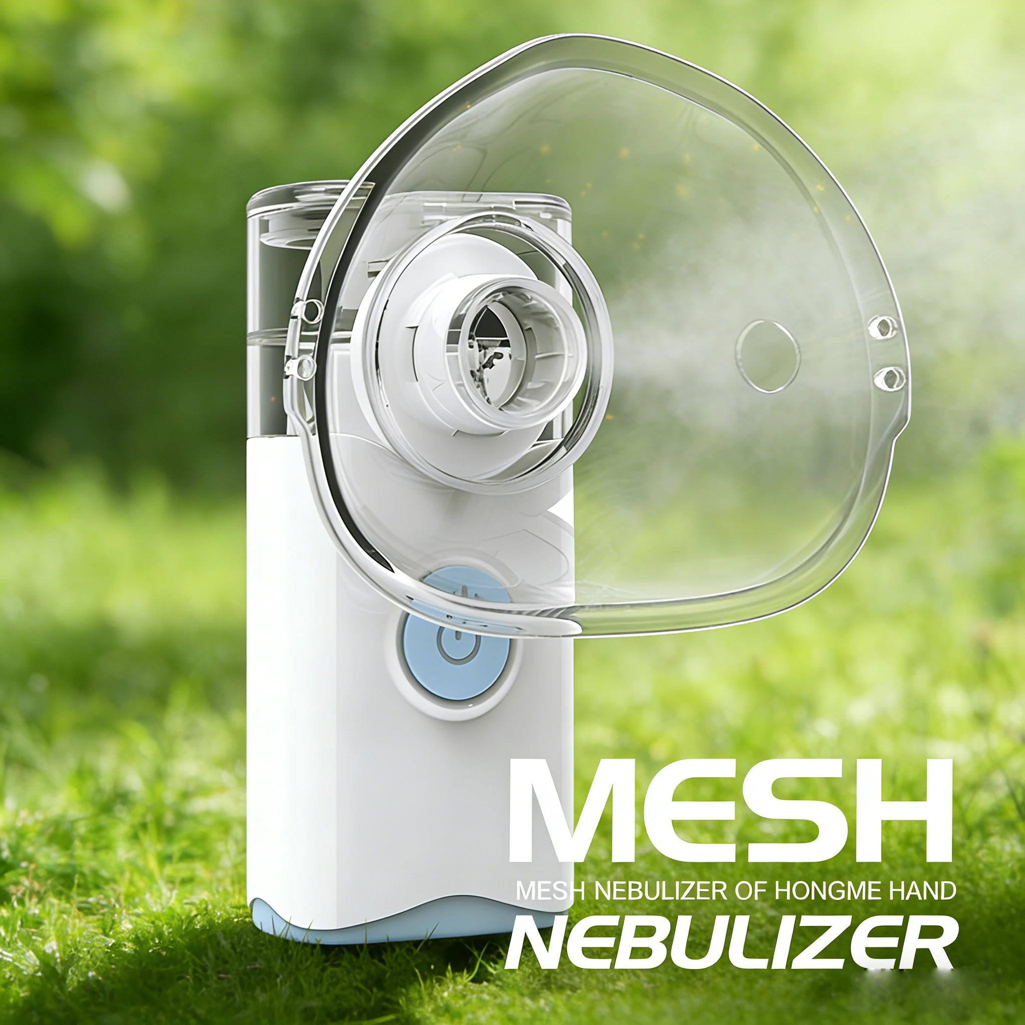 Nebulizador de malha silenciosa Autoclean - inalador portátil portátil para crianças, atomizador compacto para uso diário