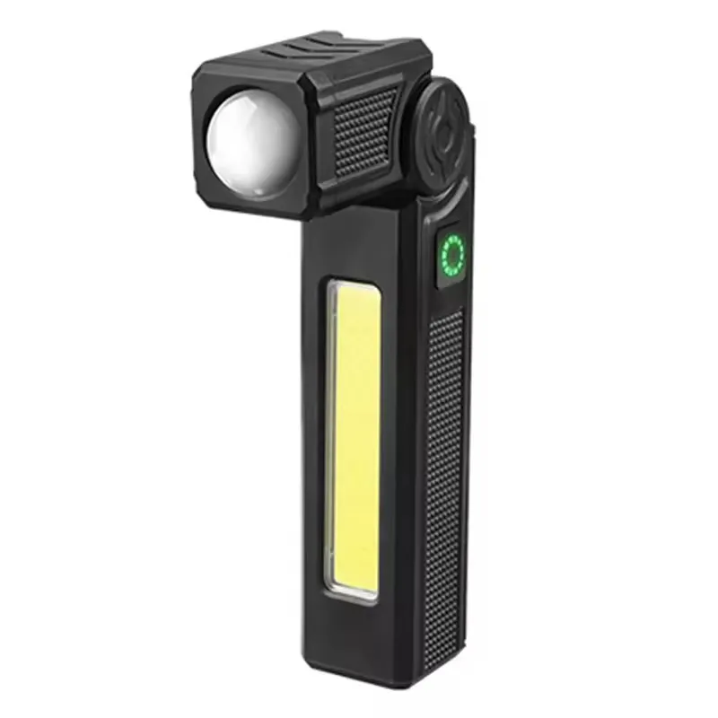Rechargeable strong magnetic floodlight, large area lighting COB work light, multi-function portable work light