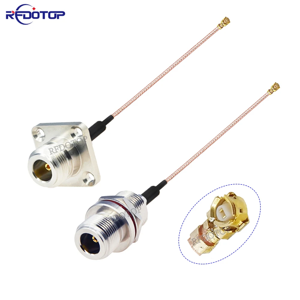 10CM-50CM U.FL  1 Female to N Female Connector RG-178 RF Coaxial Cable for Mini PCI WIFI WLAN Antenna Extension Jumper