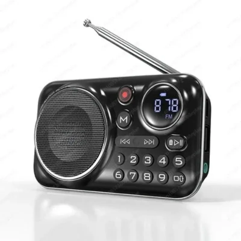 

F21 FM Portable Radio,Pocket Radio Rechargeable with Best Reception,Long Battery Life,Hi-Fi Wireless Bluetooth Speakers