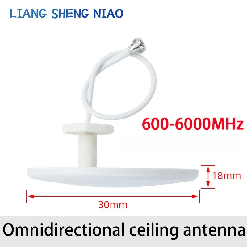 Imagem -02 - Antena Omnidirecional do Teto 38006000mhz Frequência Completa 5g para o Embelezamento Interno