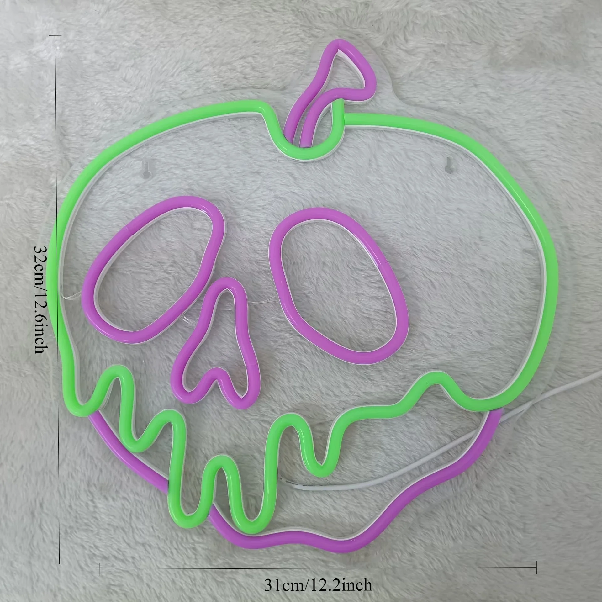 Skull LED Neon Sign USB Dimmable Neon Light Sign for Gameroom Bedroom Bar Livingroom Birthday Party Gift Wall Decoration