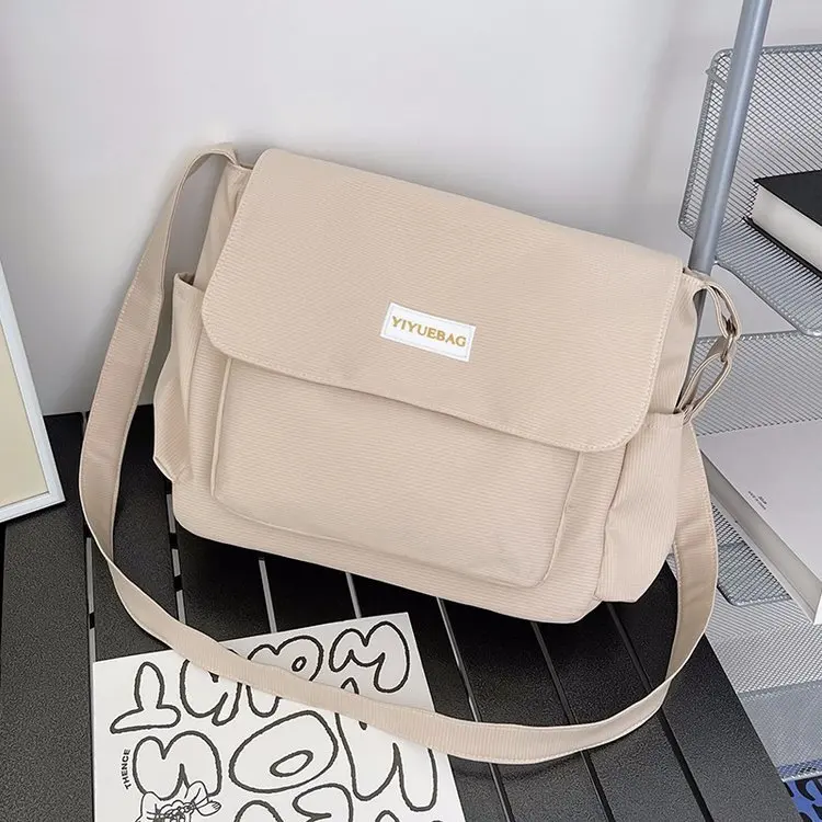 Borse a tracolla moda coreana per donna borsa a tracolla per studenti Collage di grande capacità borsa per libri donna borse a tracolla per scuola