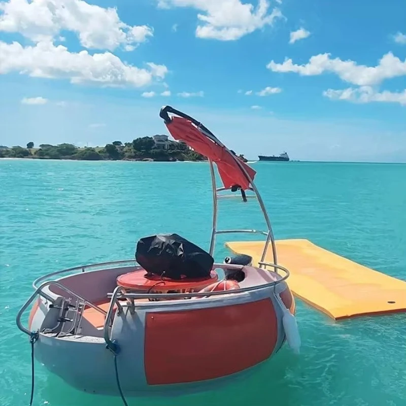 PE Plastic 8 Person Motor Engine Bbq Donut Boat Dinghy Water Bike Pedal Boats for Sale Catamaran Sailing Other Boats