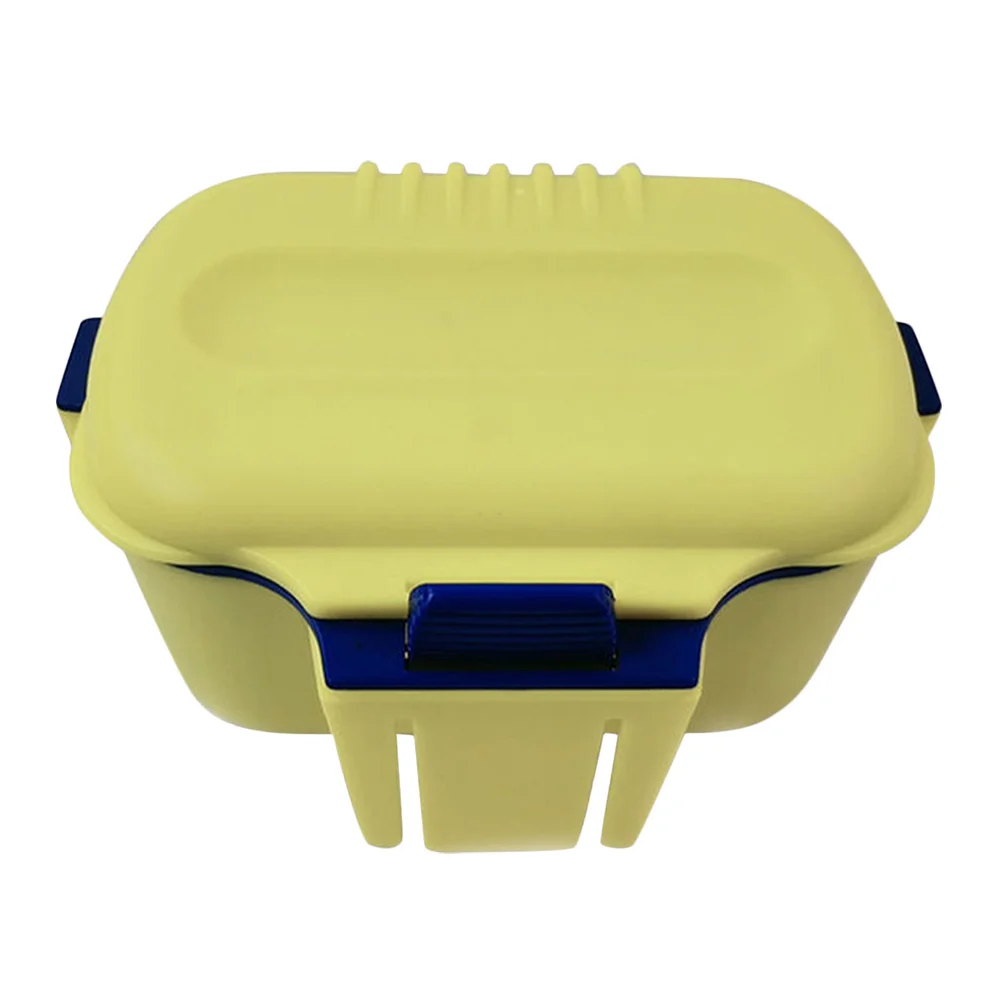 

Portable Dual Layer Bait Container Box Insulated Fishing Accessory for Worms Red Worms Pellet Meat Bait Storage Holder