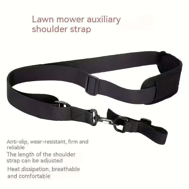 【Adjustable Lawn Mower Backpack Straps Nylon Padded Belt Shoulder Strap Harness Brush Cutter Trimmer Accessories】 view 5