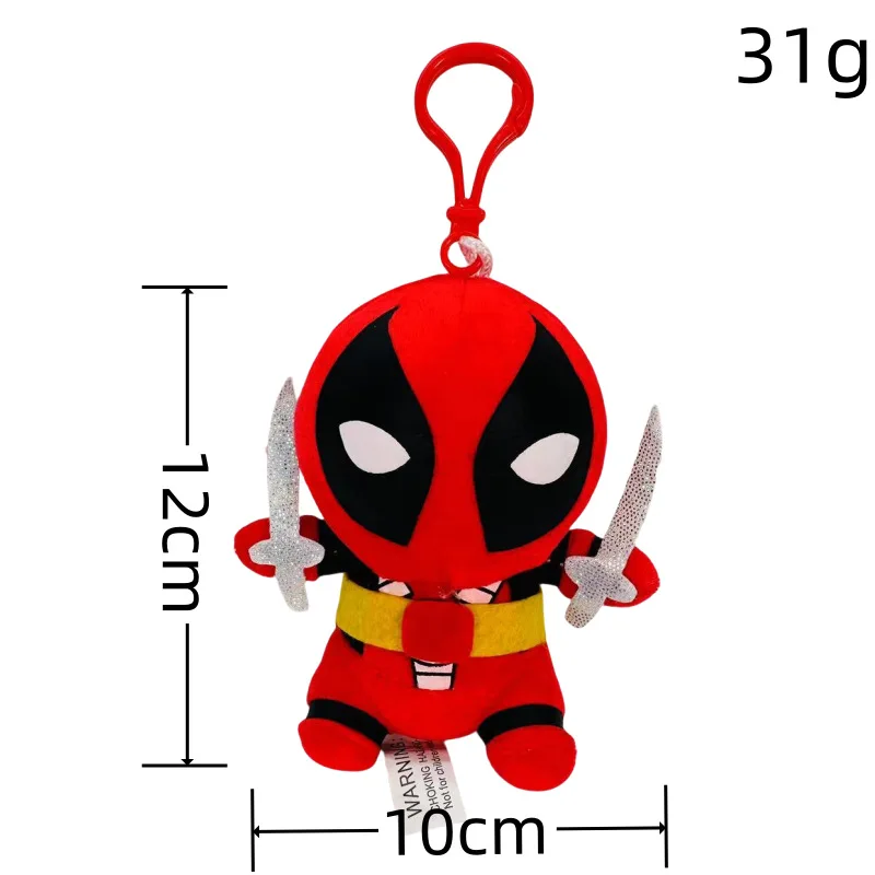 11-23Cm/Deadpool 3 Anime Plush Doll New Cartoon Plush Doll Doll Children Plush Toy Backpack Pendant Decoration Birthday Gift