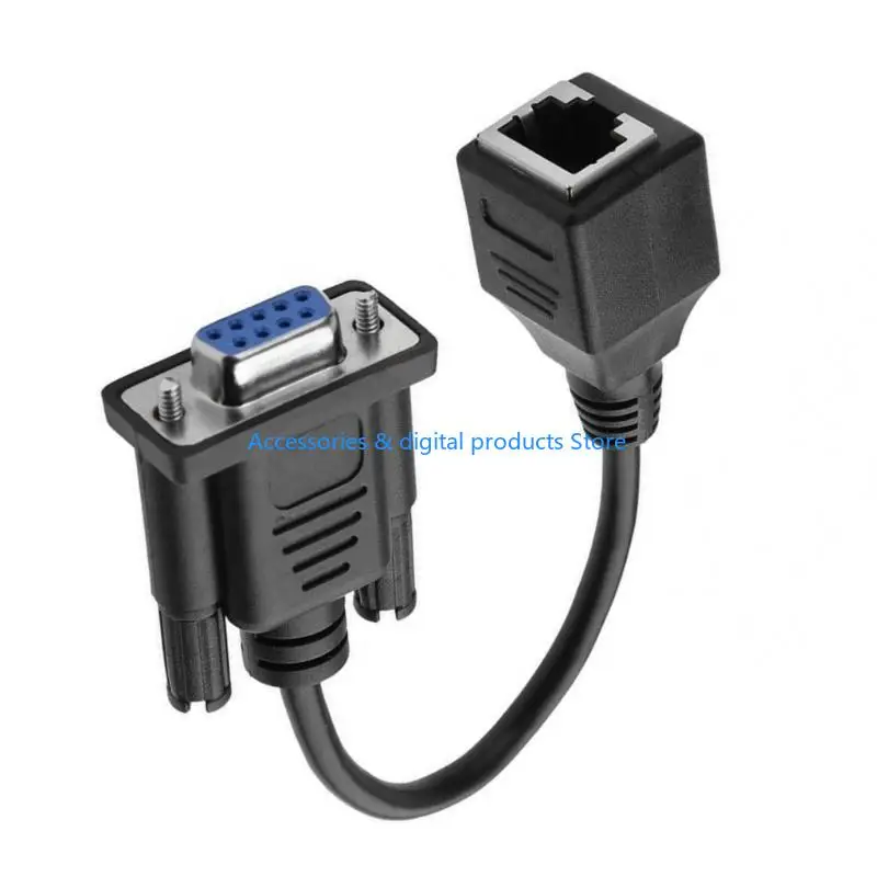 77JD Versatile DB9 Female/Male to RJ45 Extension Cable for Various Applications Enjoy Greater Flexible and User Friendly