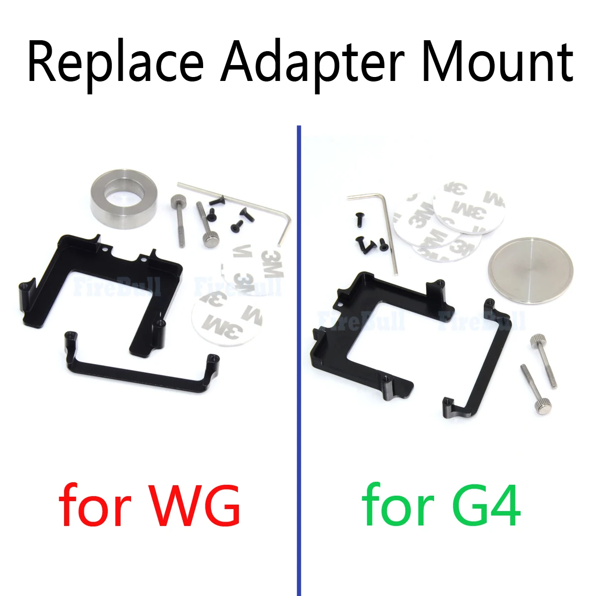 Extend Mount Change Replacement for Feiyu G4/WG Gimbal GoPro5 Xiao Yi SJCAM h