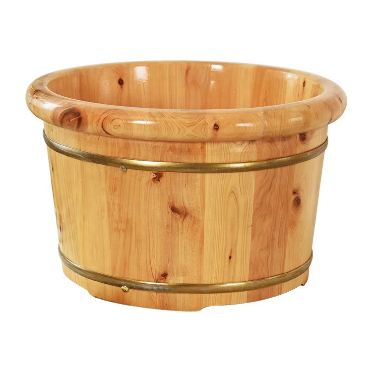 

Custom-Size Spa Foot Bath Massage Wooden Bucket