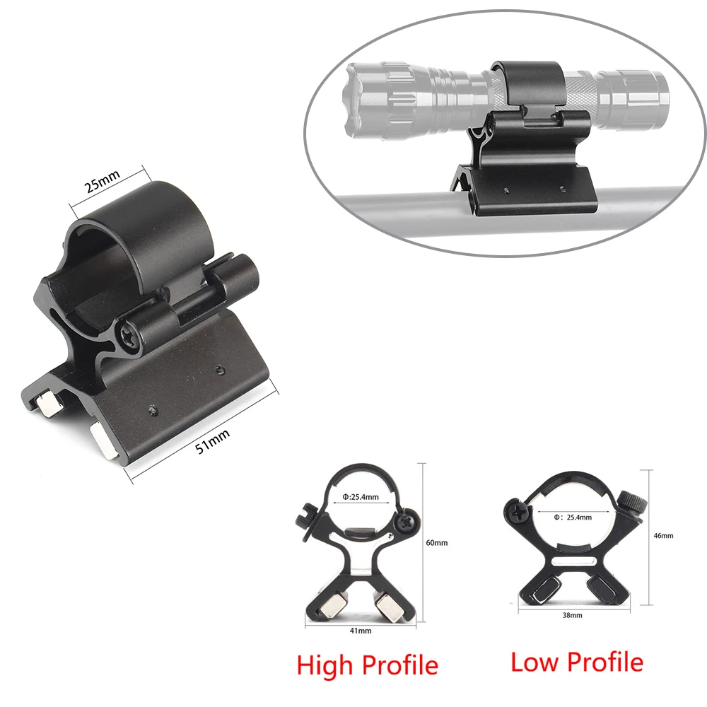 Tactical Gun Magnetic Scope Mount Magnet torcia Strong X Holder mirino torcia Laser staffa per lampada accessori per la caccia