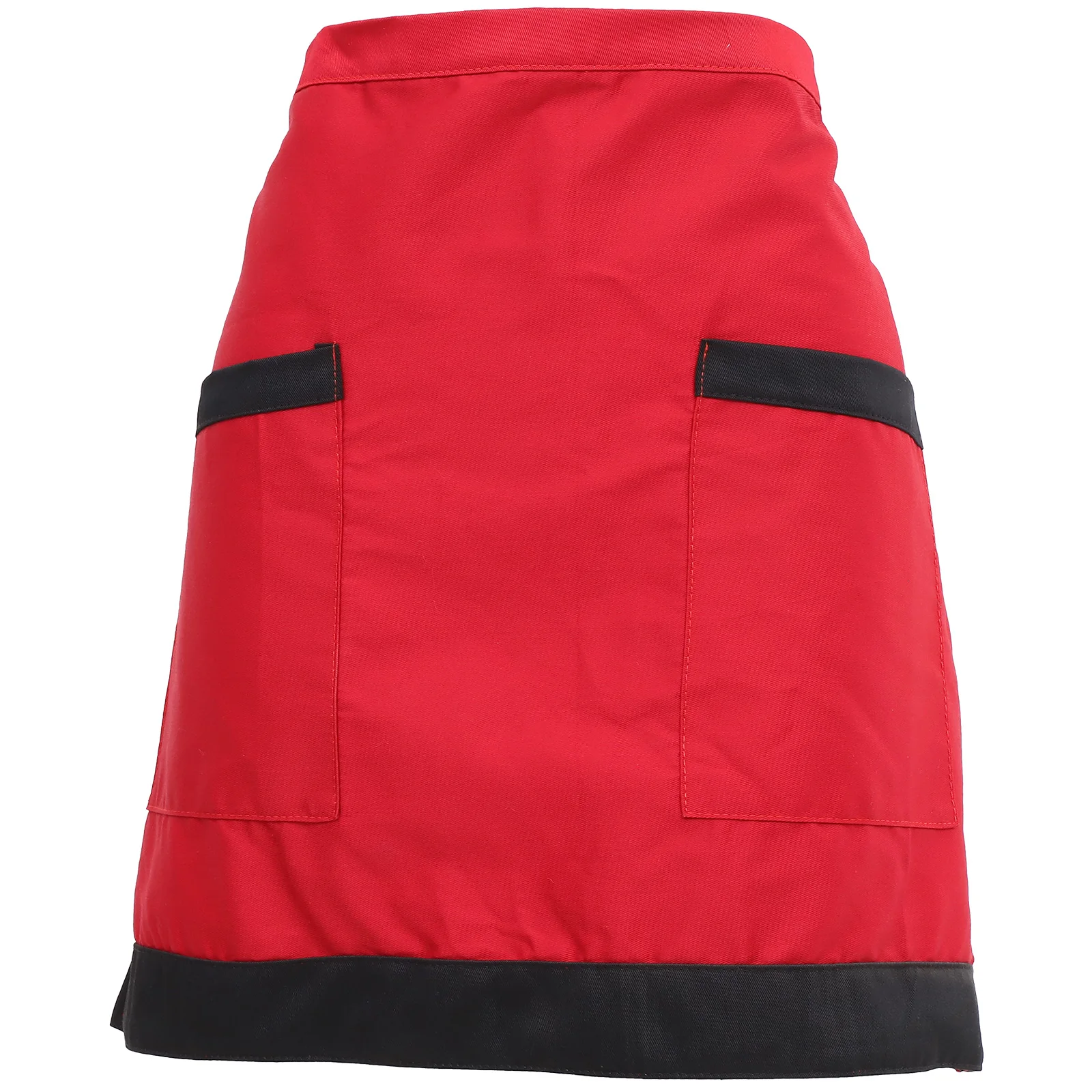 

Unisex Half Length Waist Apron With Pockets Server Books Mats Guest Check Pads Cooking Cafe Waiter Workwear Comfortable Easy