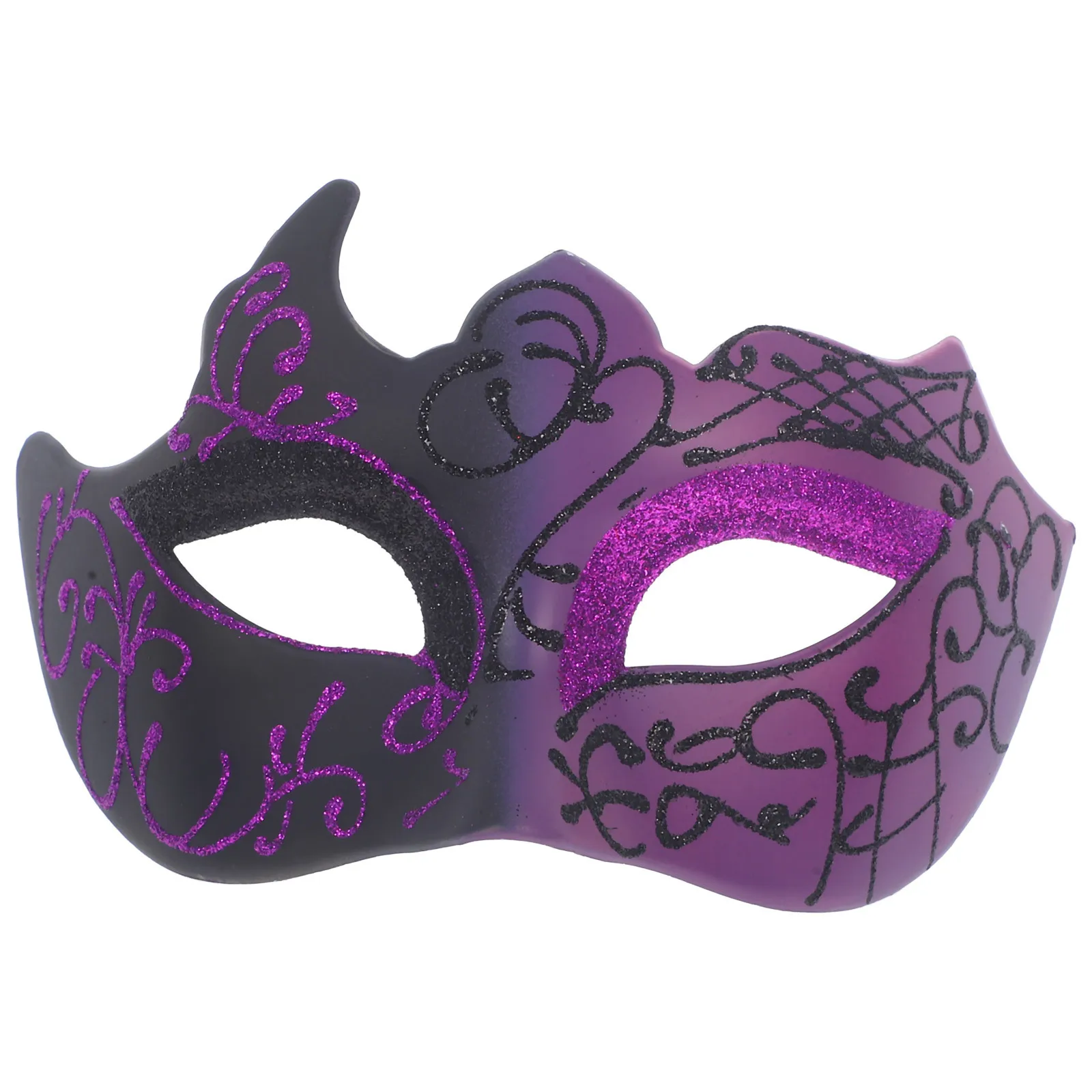 

Masquerade Mask Reusable Lightweight Durable ABS Material Half Face Mask for Halloween Party Cosplay Prop Masquerade Masks Male