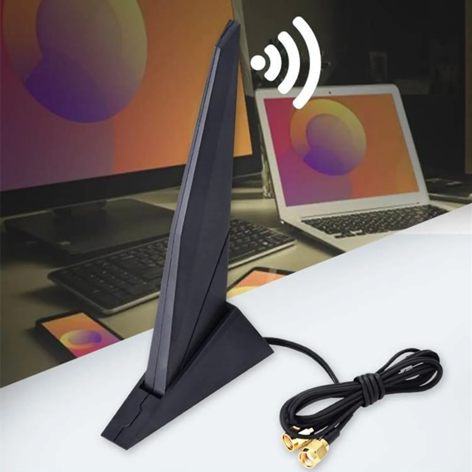 Трехдиапазонная магнитная антенна 2,4G/5G WiFi6e для ROG Z390 Z490 X570 B460 B360, оригинальная антенна для сетевых карт материнской платы ASUS