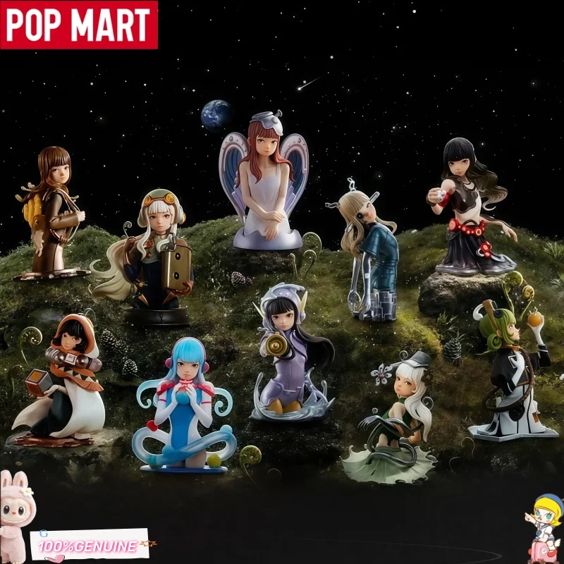 

POPMART KeyA A LUCID DREAM Series Blind Box Kawaii Figure Desktop Ornament Art Toy Collectible Anime Desk Decor Birthday Gift