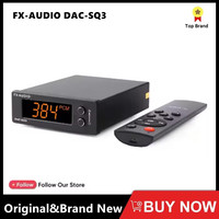 FX-AUDIO DAC-SQ3 MINI USB DAC ES9038Q2M XMOS XU208 LM49720A PCM 32Bit/384kHz DSD256 Audio HIFI Decoder