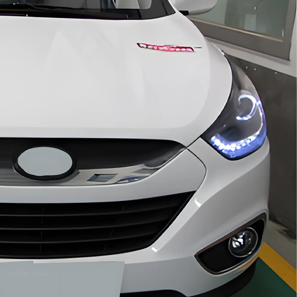 

High Quality Upgraded Car Front Lamps For Hyundai ix35 2010-2013 LED Auto Headlights Assembly Bifocal Projector Lens Accessories