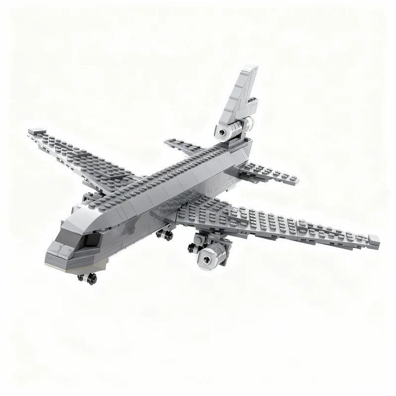 307pcs MOC City Airport McDonnell Douglas KC Extender Model Toys Building Blocks Construction Christmas Gift Brick Kids DIY