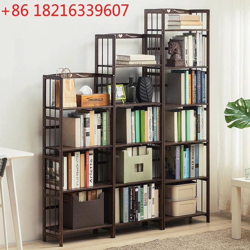 

Simple Bookshelf Floor-Standing Rack Bedroom Children's Non-Solid Wood Living Room Small Boycase Desktop Storage